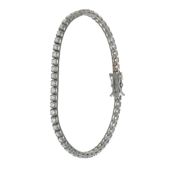 Bracciale tennis con diamanti