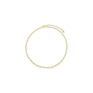 Bracciale argento con bagno in oro giallo e pietre baguette  laura p