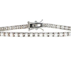 Bracciale tennis con diamanti