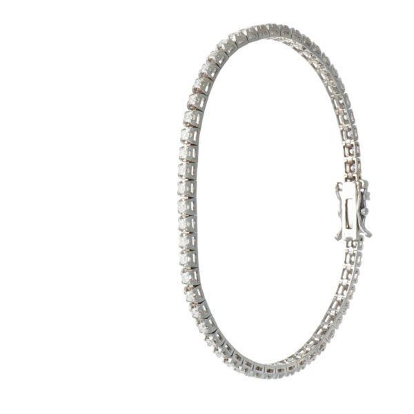 Bracciale tennis con diamanti