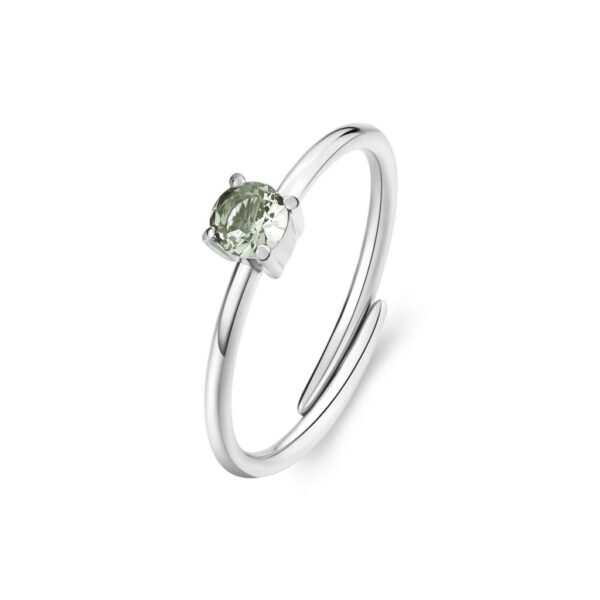 ANELLO DAZZLY IN ACCIAIO 316L E CUBIC ZIRCONIA COLORATO