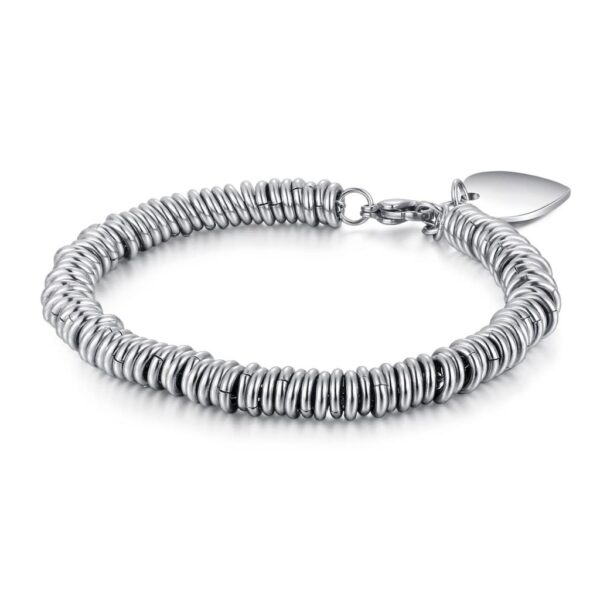 BRACCIALE HAPPY ACCIAIO CON  ANELLINI