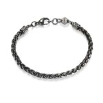 BRACCIALE AMISTAD IN ACCIAIO E PVD GUN CATENA A SP