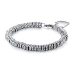 BRACCIALE HAPPY ACCIAIO CON  ANELLINI