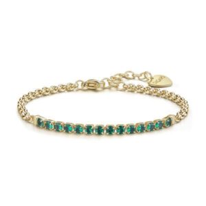 BRACCIALE DAZZLY IN ACCIAIO 316L, FINITURA PVD COLORATI