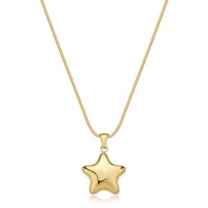 COLLANA STELLAR IN ACCIAIO 316L, CON FINITURA PVD