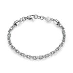 BRACCIALE AMISTAD IN ACCIAIO CON CATENA
