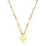 COLLANA BE MY ALWAYS IN ACCIAIO, PVD ORO E CRISTALLI