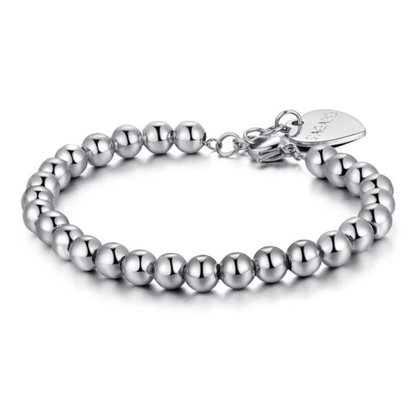BRACCIALE HAPPY ACCIAIO CON  SFERE GRANDI