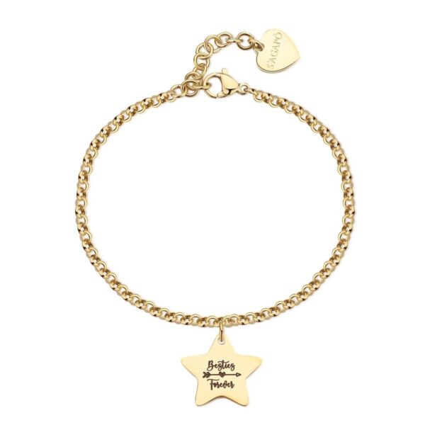 BRACCIALE BE MY FAMILY IN ACCIAIO 316L, FINITURA P