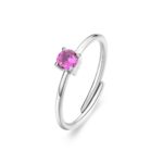 ANELLO DAZZLY IN ACCIAIO 316L E CUBIC ZIRCONIA COLORATO