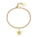 BRACCIALE BE MY FAMILY IN ACCIAIO 316L, FINITURA P