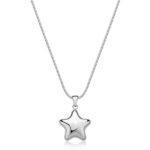 COLLANA STELLAR IN ACCIAIO 316L, CON PENDENTE A FORMA DI STELLA