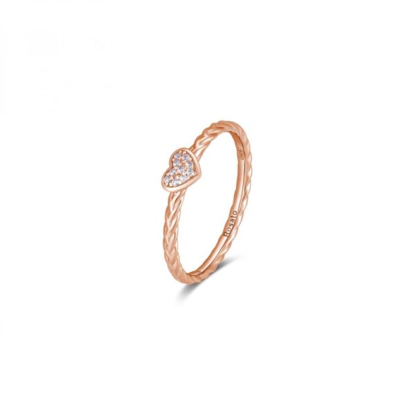 ANELLO ALLEGRA, ARGENTO 925/1000, GALVANICA ORO ROSA