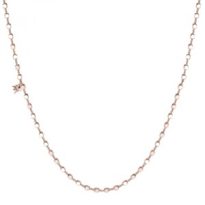COLLANA STORIE ARGENTO 925/1000 GALVANICA ROSA