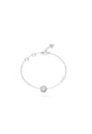 BRACCIALE ACCIAIO CON CIONDOLO CUORE CON ZIRCONI