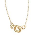 COLLANA ORO GIALLO CATENELLA LAVORATA