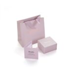 ORECCHINI QUADRATI BIANCA ARGENTO 925/1000 RODIO