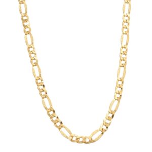 COLLANA ORO GIALLO LUCUDA SATINATA