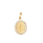 CIONDOLO ORO GIALLO MADONNINA