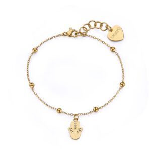 BRACCIALE ACCIAIO MANO DI FATIMA