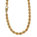 COLLANA ORO GIALLO TORCION