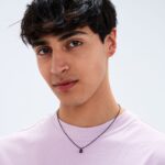 COLLANA ACCIAIO SAGAPO CON ZIRCONE NERO