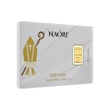 LINGOTTINO NAORI IN ORO PURO DA1 GR IN BLISTER