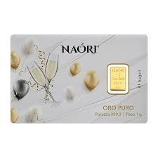 LINGOTTINO NAORI IN ORO PURO DA1 GR IN BLISTER
