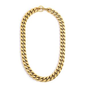 COLLANA ACCIAIO CATENA GRUMETTATA
