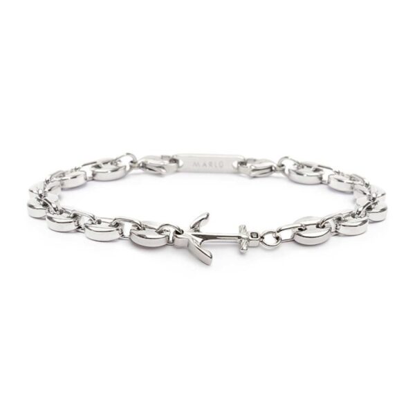 BRACCIALE ACCIAIO CON ANCORA