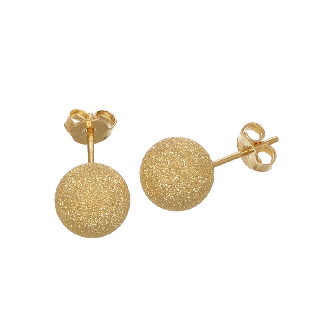 Orecchini in oro 9 kt con perle, microperle e pietre colorate| Gioielli fatti a mano in Italia Colore Azzurro
