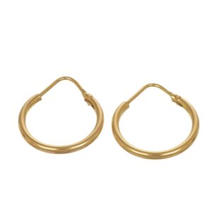 ORECCHINI ORO GIALLO CERCHIETTI