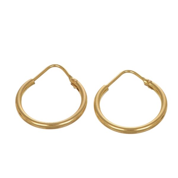 ORECCHINI ORO GIALLO CERCHIETTI