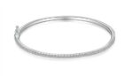 BRACCIALE ARGENTO TENNIS RIGIDO 55 MM