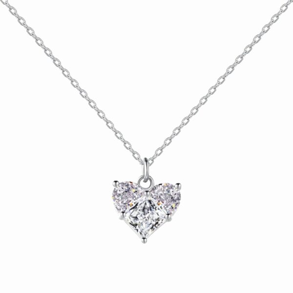 COLLANA ALMIRA GIOIELLI CUORE PENDENTE B2B - BIANCO