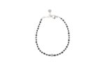 BRACCIALE MULTI PALLINE ACCIAIO E AGATA NERA KLK GIOIELLI