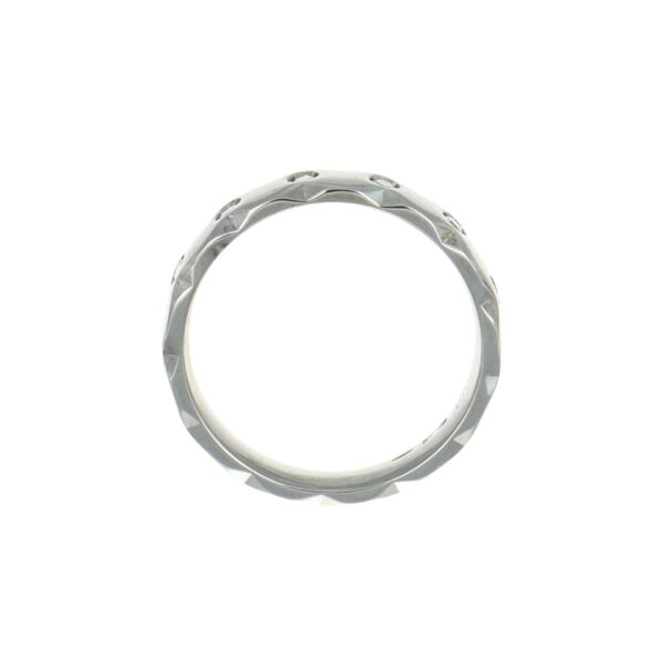 Anello oro bianco eterne con diamanti unoaerre