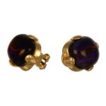 Orecchini oro giallo con pietra
