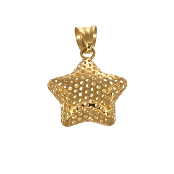 Ciondolo oro giallo stella