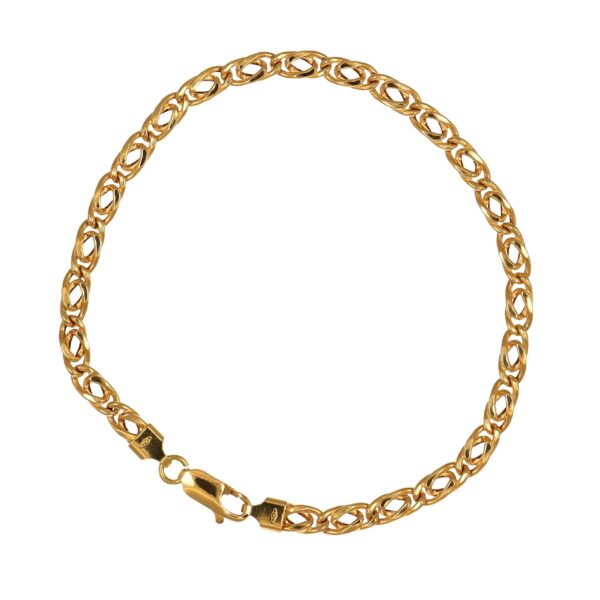 Bracciale oro giallo uomo