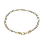 Bracciale due ori uomo