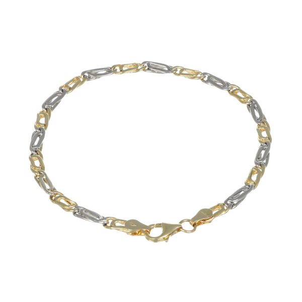 Bracciale due ori uomo