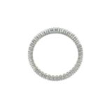 Anello oro bianco eterne con zirconi
