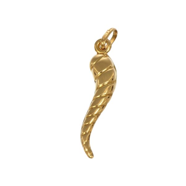 Ciondolo oro giallo cornetto