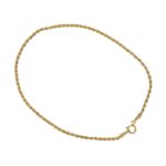 Bracciale oro giallo torcion