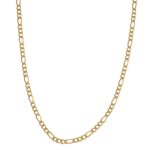 Collana oro giallo tre piu uno