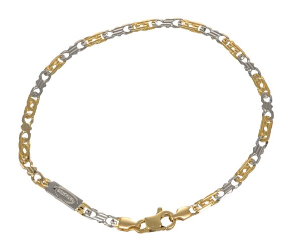 Bracciale due ori uno a erre