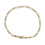 Bracciale oro giallo tre piu uno