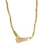 COLLANA ORO GIALLO CON DIAMANTI KT 0.56 G VS1 GIOVANNI CARITA